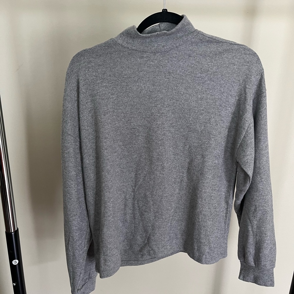 Gray Turtleneck